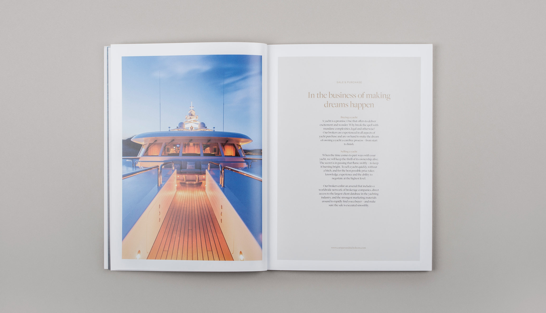 Camper & Nicholsons corporate brochure