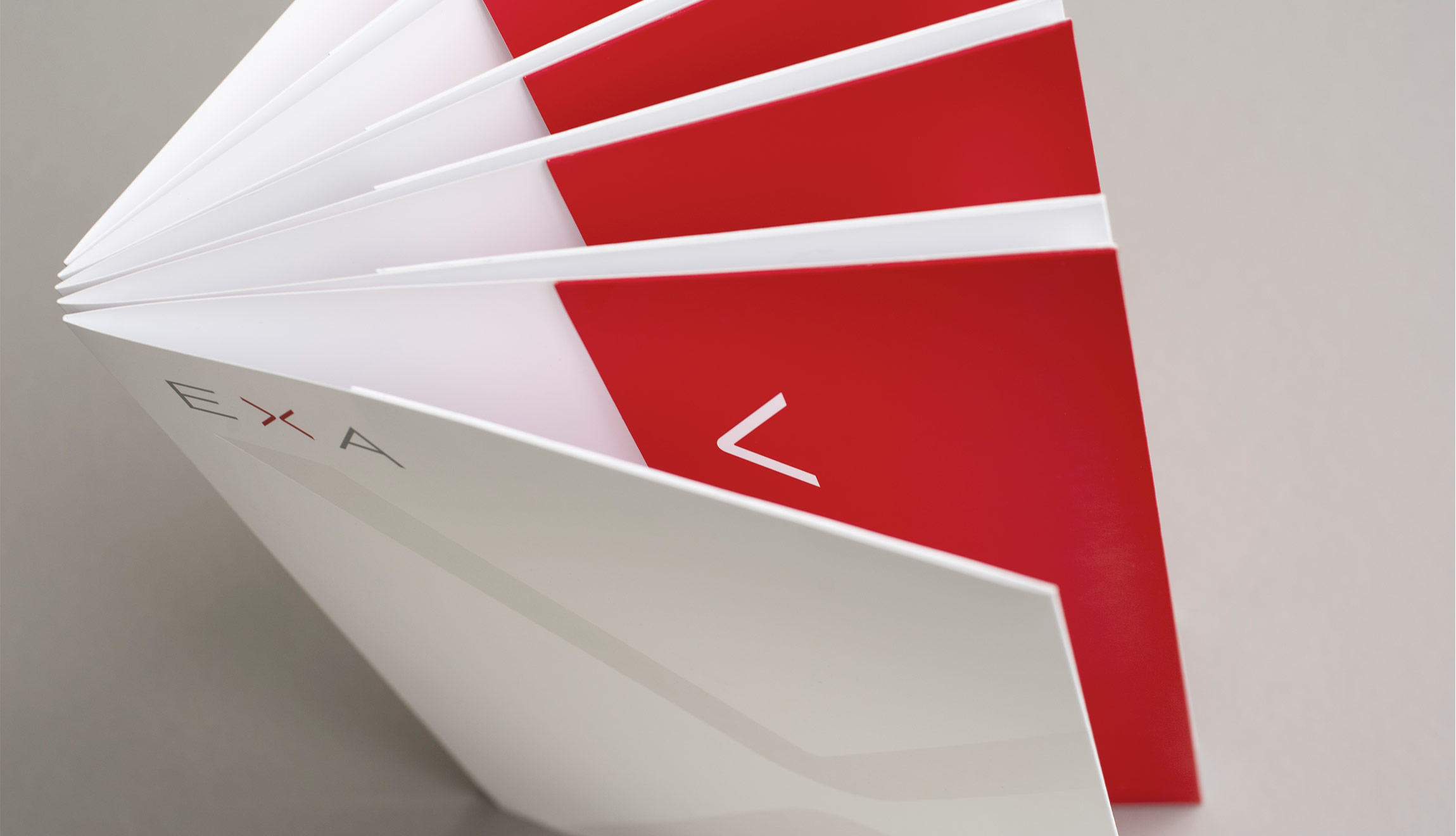 EXA Design client presentation folder