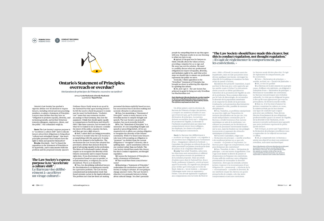 The Canadian Bar Association's National Magazine