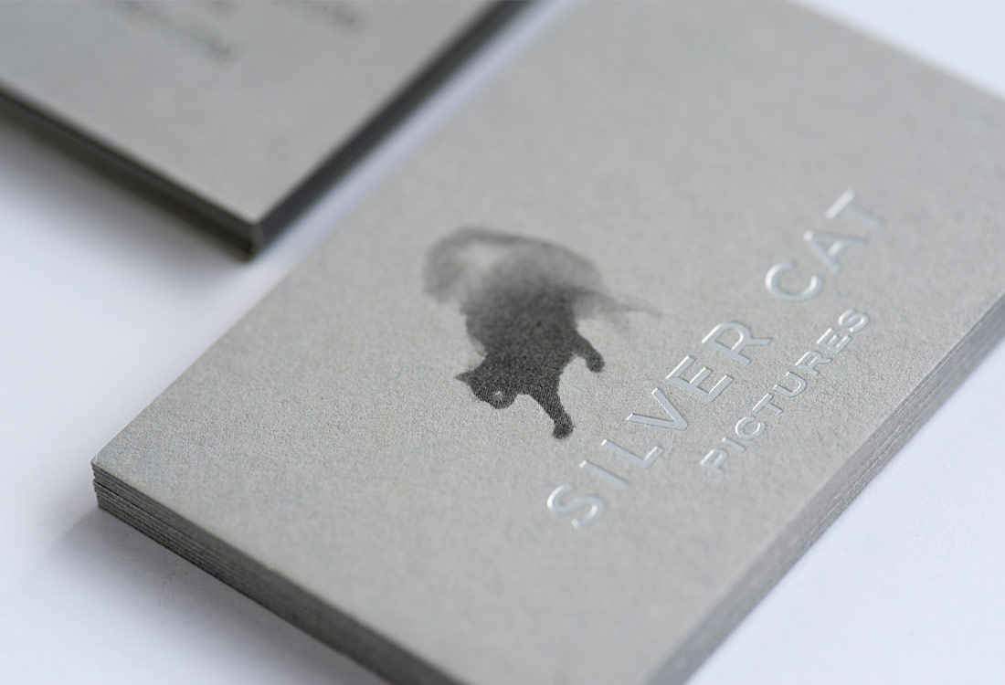 Business card for Silver Cat Pictures