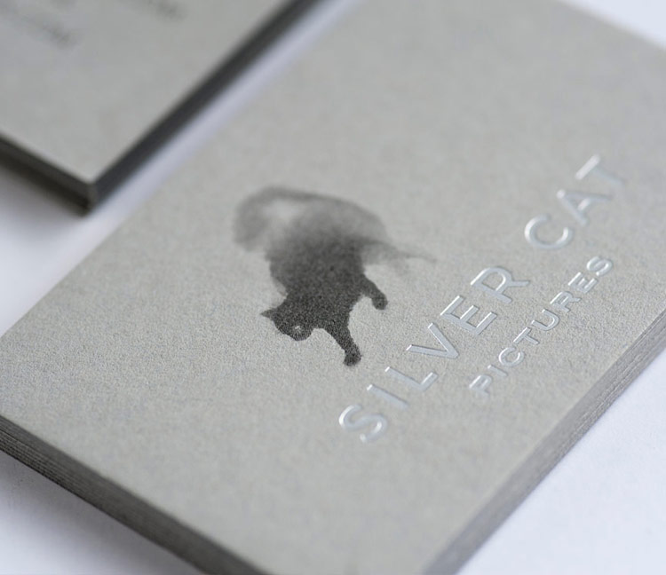 Business card for Silver Cat Pictures