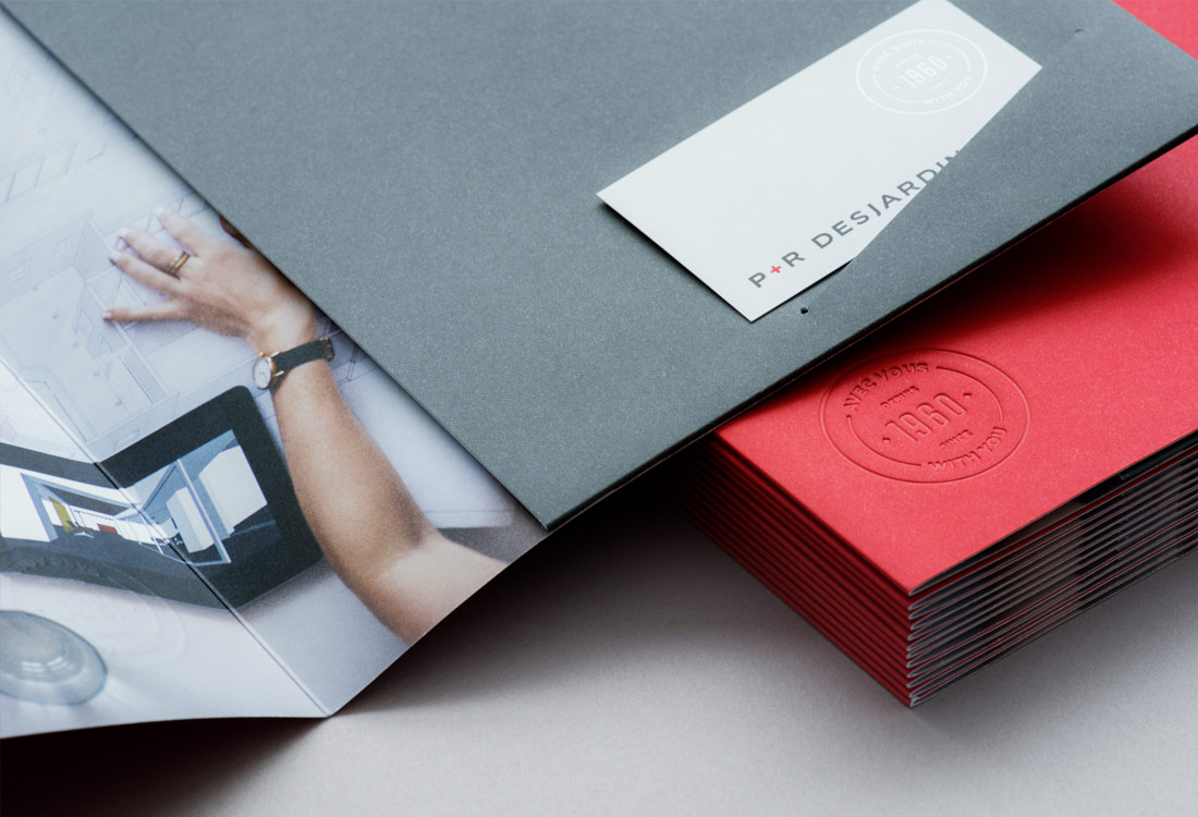 Print collateral for P&R Desjardins