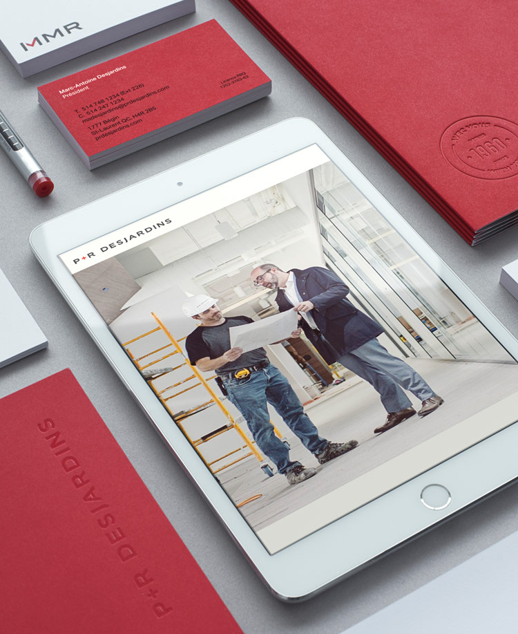 Print collateral for P&R Desjardins