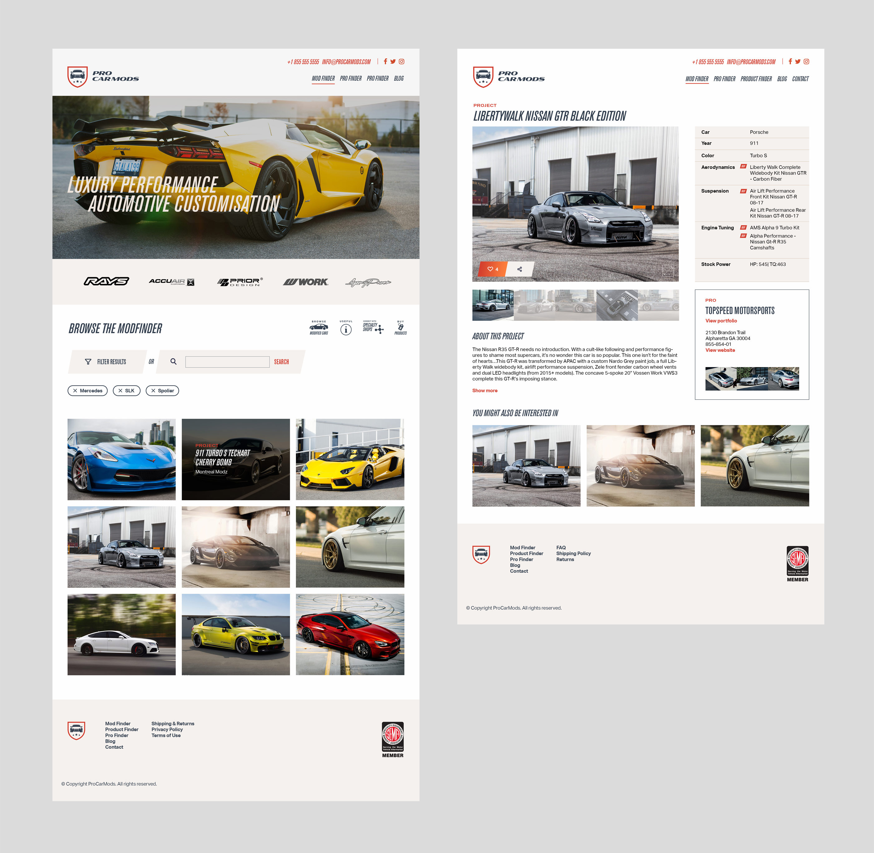 Website for ProCarMods