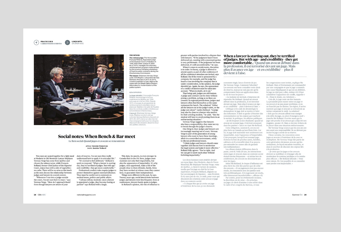The Canadian Bar Association's National Magazine