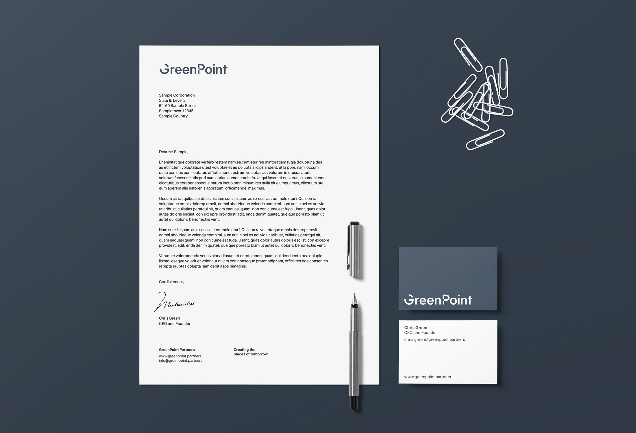 GreenPoint stationery
