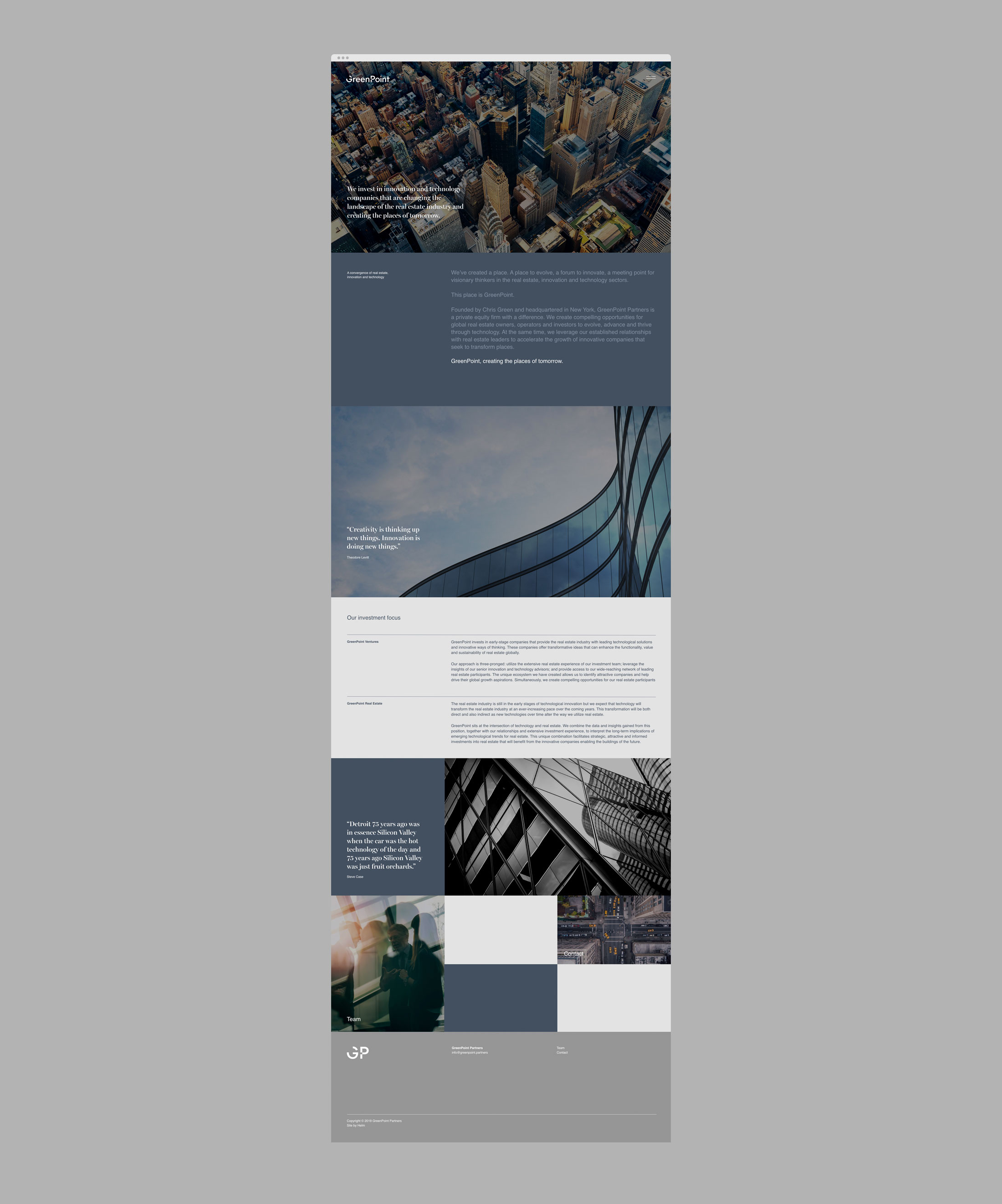 GreenPoint Partners website