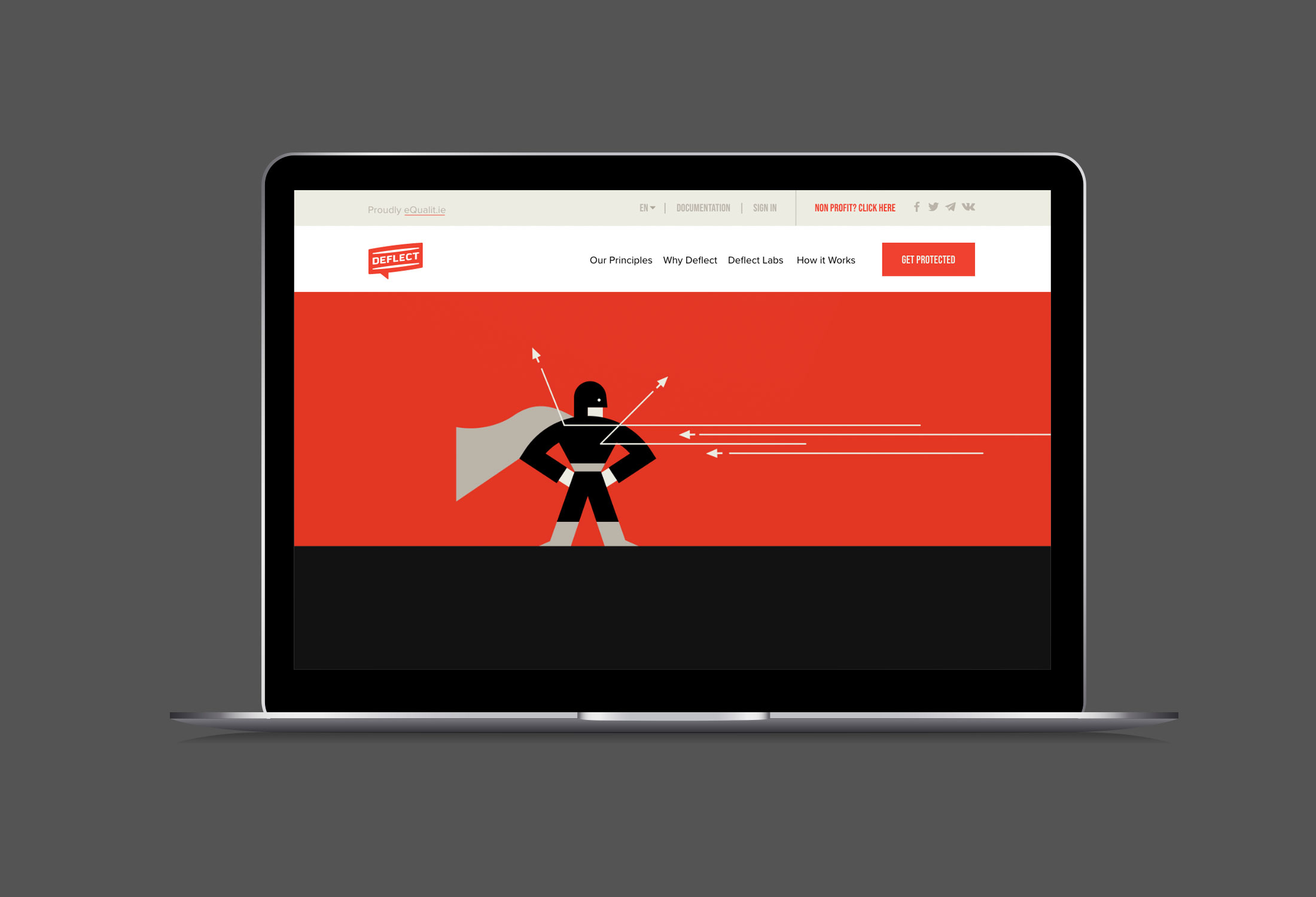 Deflect website