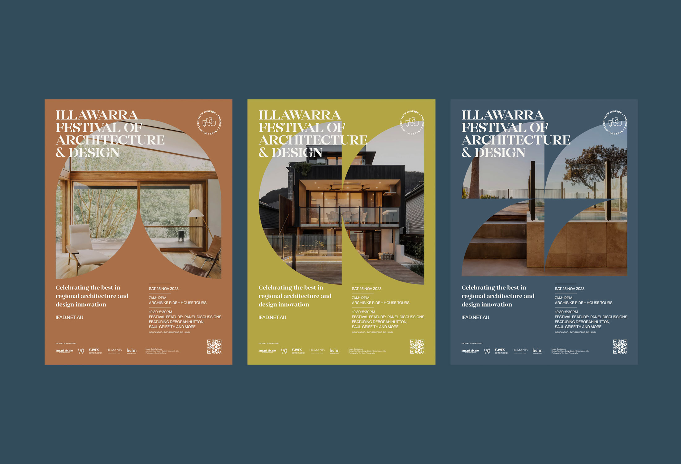 Brand identity for the Illawarra Festival of Architecture and Design (IFAD)