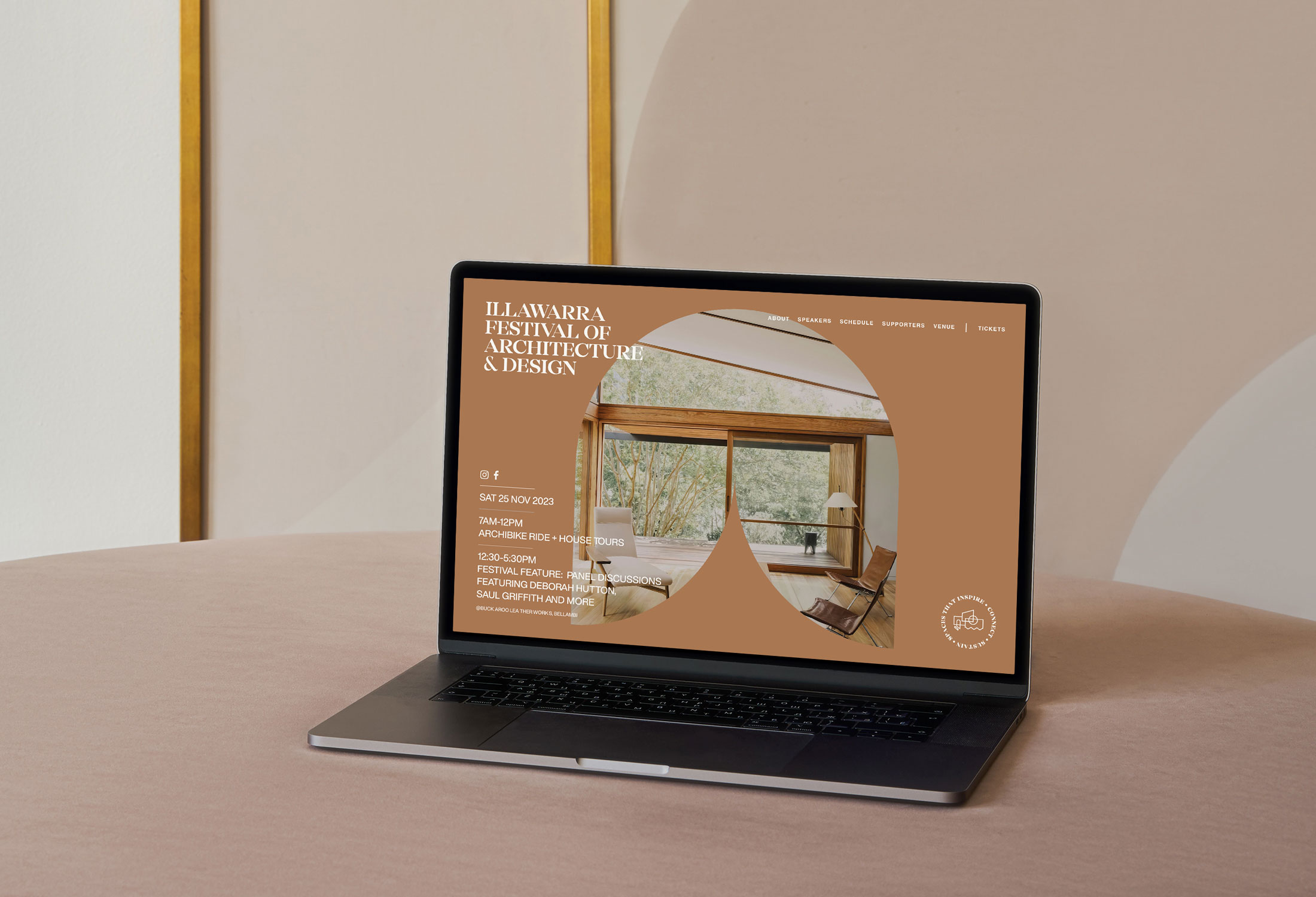 Brand identity for the Illawarra Festival of Architecture and Design (IFAD)