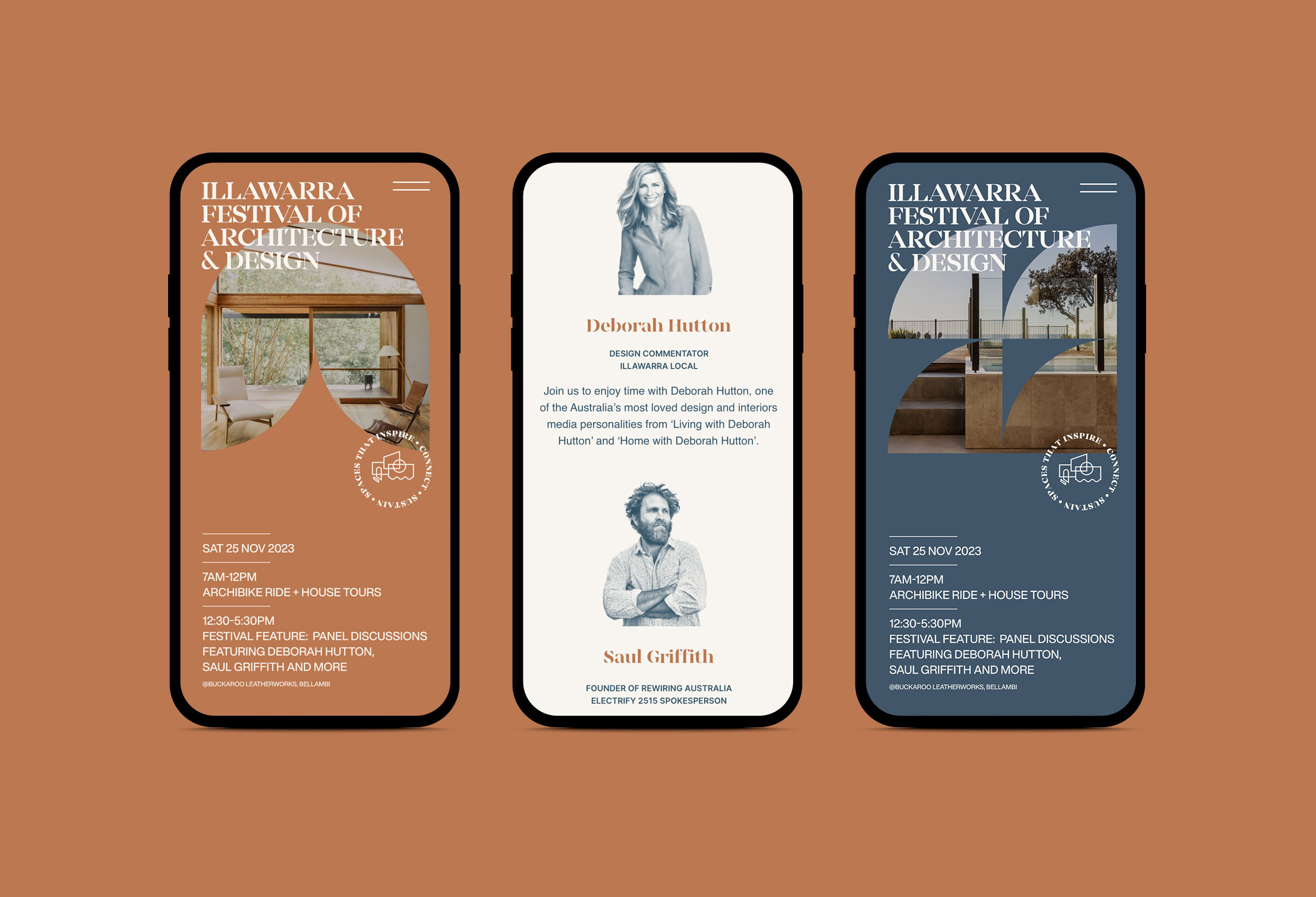 Brand identity for the Illawarra Festival of Architecture and Design (IFAD)