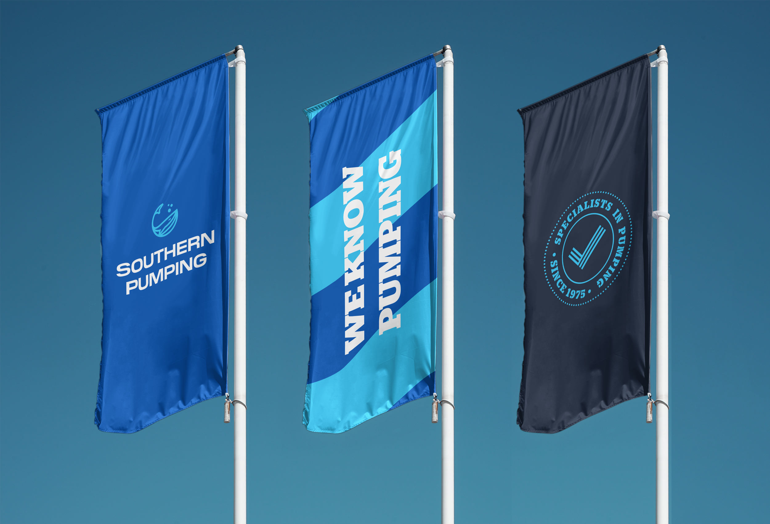 Southern Pumping brand identity