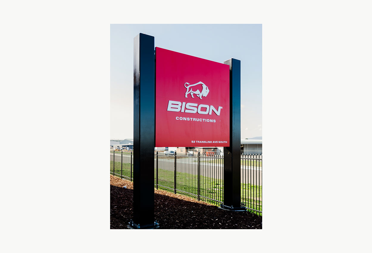 Bison Constructions brand identity