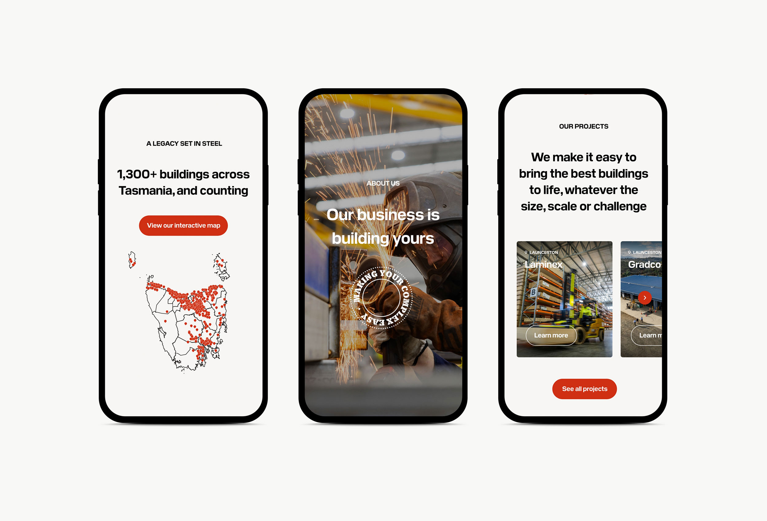 Bison Constructions brand identity